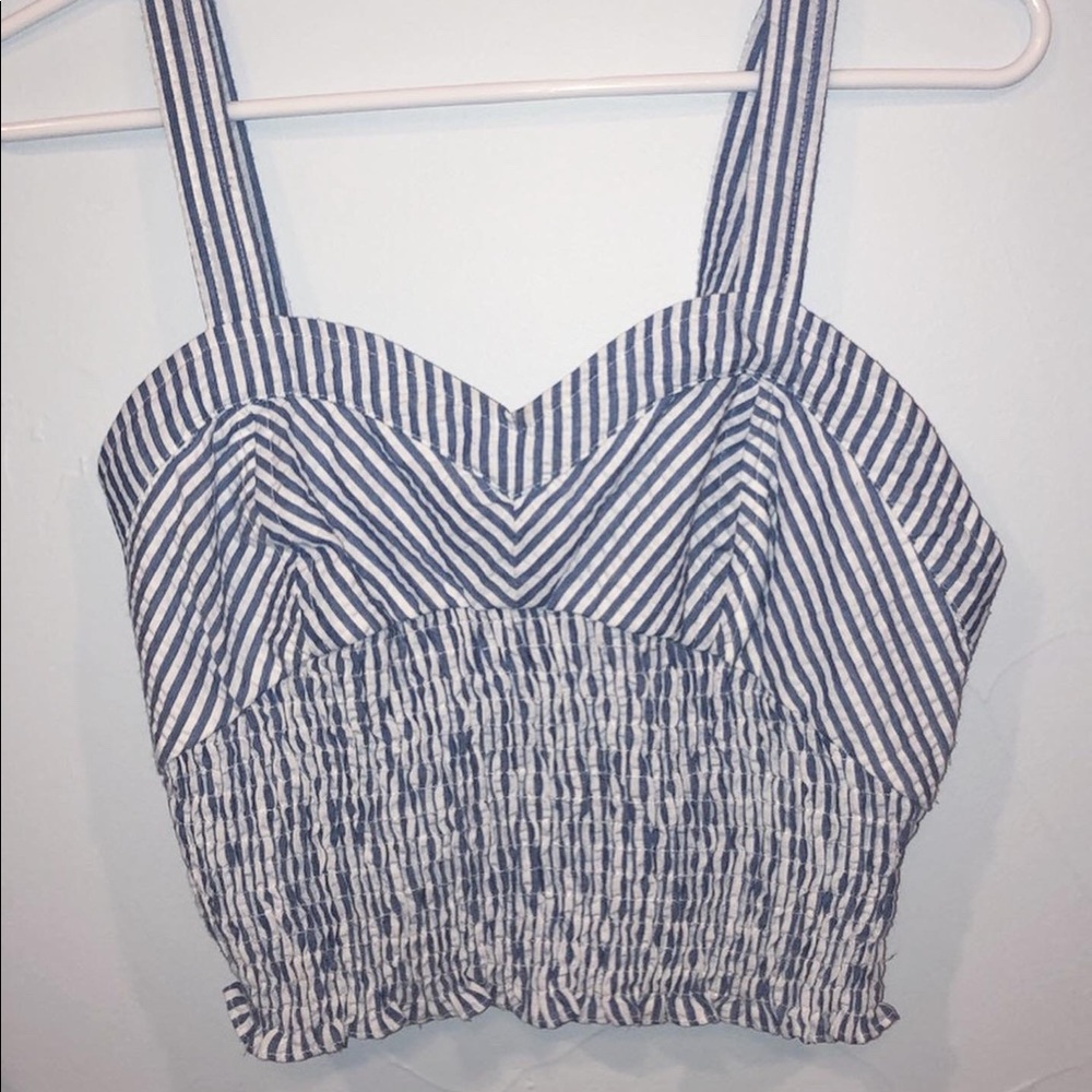 Dress forum striped top size large